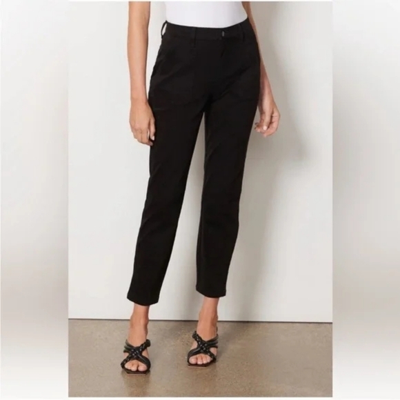 Evereve Pants - Evereve Payton Utility Ankle Slit Pant in Black Size 24